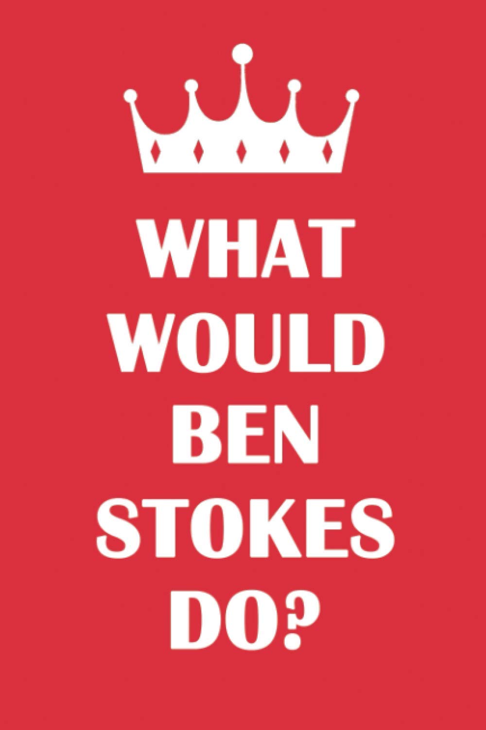 WHAT WOULD BEN STOKES DO?: cricket notebook, cricket lover gifts, novelty cricket gifts, Cute Cricket lined Notebook for man, women and Kids, 6" x 9" Inches, 120 pages.