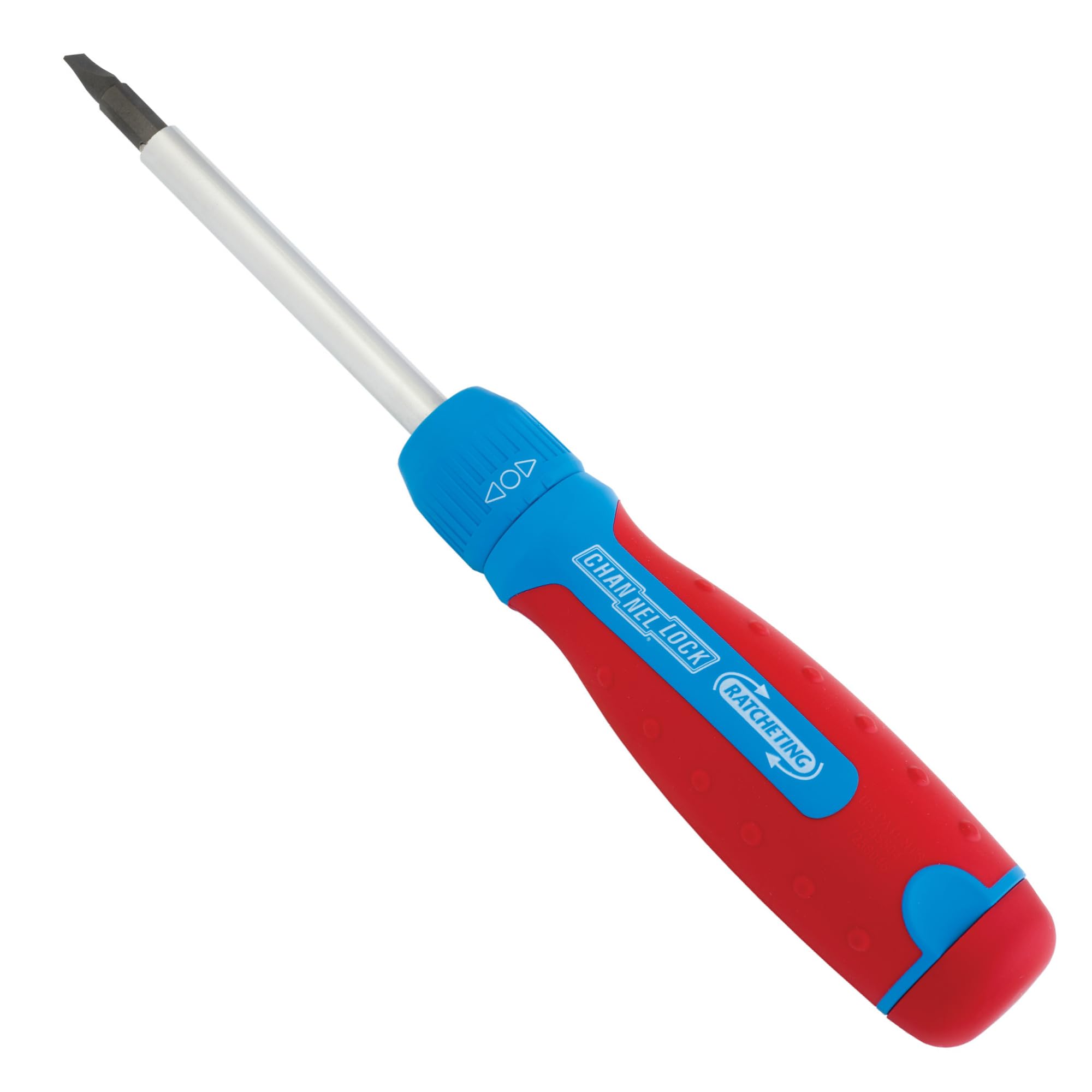 Channellock CHL131CB 13 Standard Tip Ratchet Screwdriver,Red