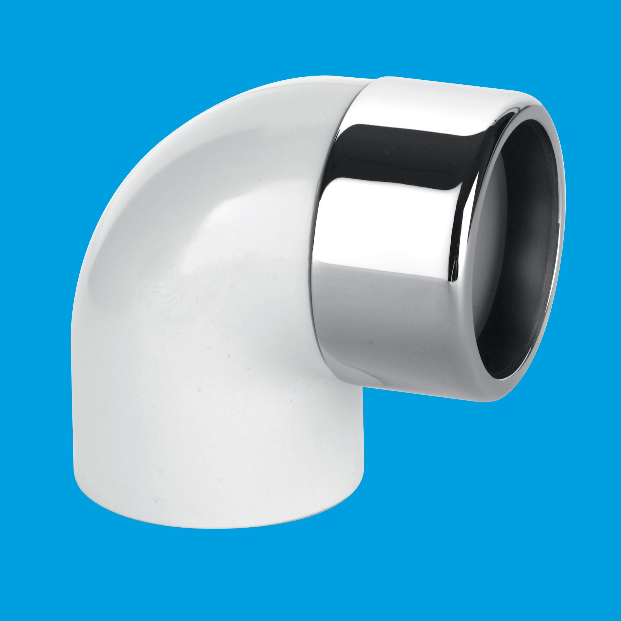 McAlpine ABS 32/35 x1 1/4 Inch Solvent Weld Elbow Adapter