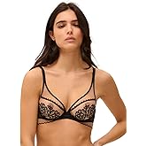 Simone Perele Womens Romance Sheer Plunge