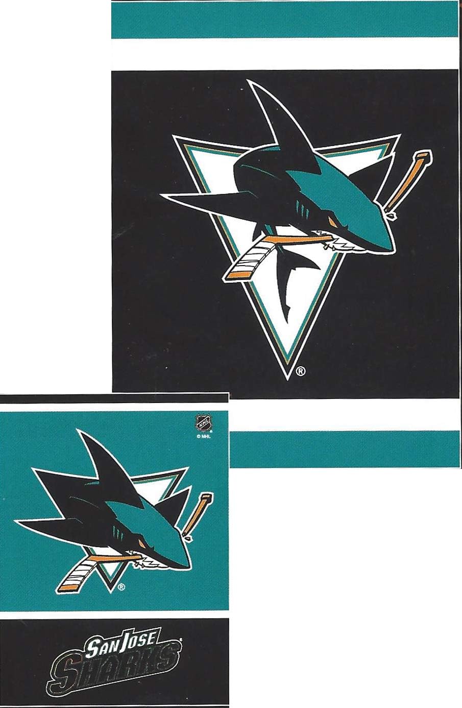 WinCraft NHL San Jose Sharks Garden Flag, 12.5 x 18 inches, 2 Sided