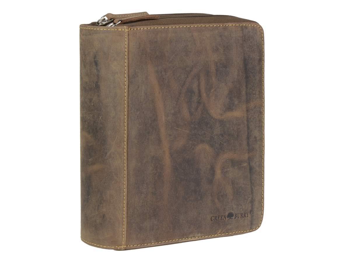 Greenburry Vintage 1787D-25 Leather Writing Case Ring Binder Organizer