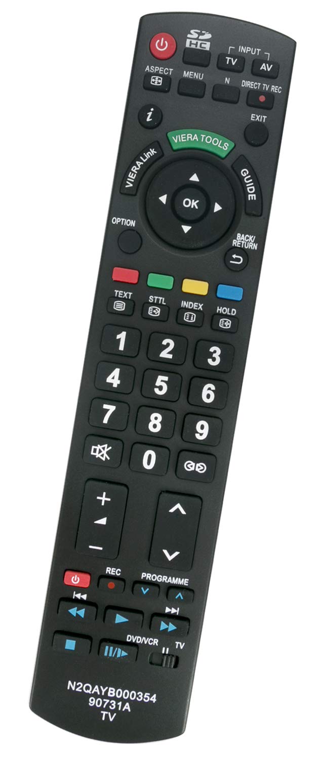 ALLIMITY N2QAYB000354 Remote Control Replacement for Panasonic Viera TV TX-P42G10E TX-P42GW10 TX-P50G10E TX-L37GF12 TX-L32G10E TX-P46G10E TX-LF32G10 TX-L37GW10 TX-P50G10L TX-P46GW10 TX-L37G10E