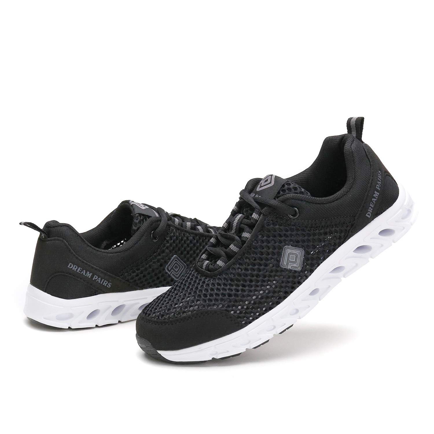 DREAM PAIRS Women's 160712-2-W Black White Athletic Fashion Water Shoes Size 8.5 M US - Image 3