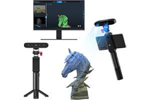 Creality 3D Scanner CR-Scan Ferret for 3D Printing Handheld Scanner 30 FPS Scanning Speed 0.1mm Accuracy Full Color for Android Phone PC Win 10/11