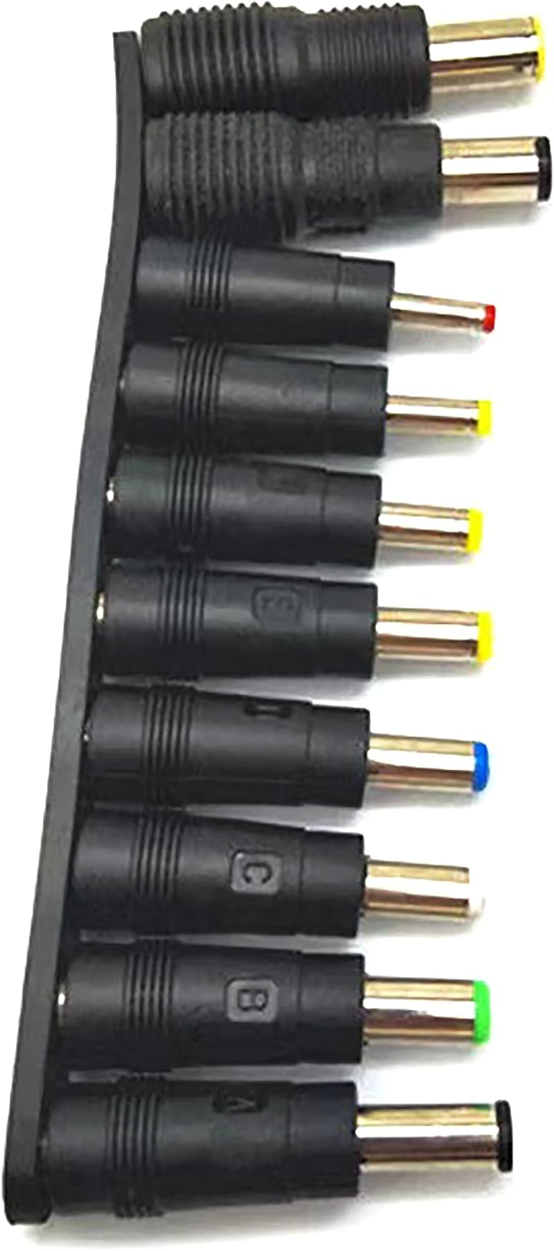 IRYNA DC Barrel Jack Adapter 10Pcs 5.5x2.1mm Universal Tip Set for Laptops