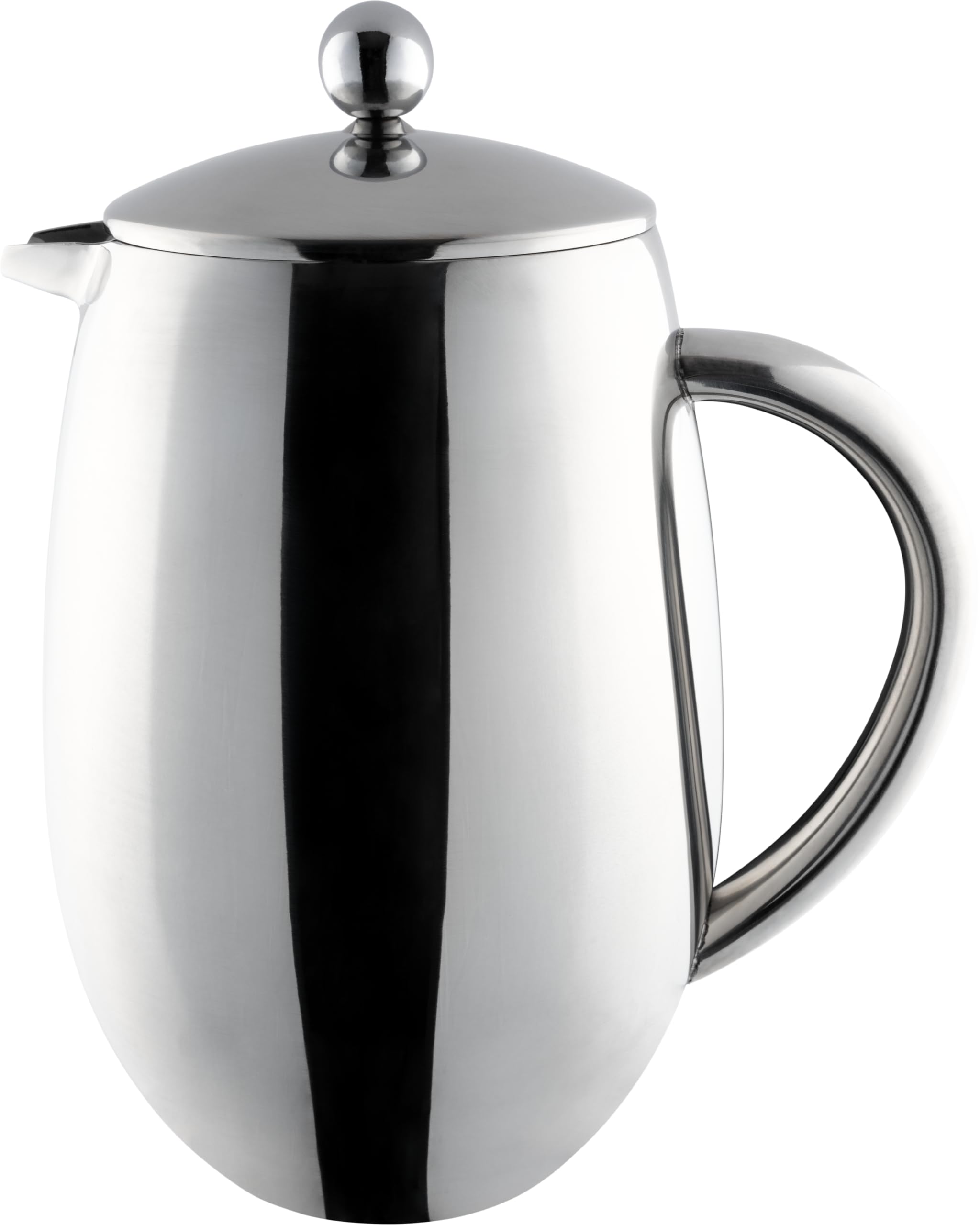 Grunwerg 6 Cup Double Walled Cafetière Plunger coffee maker - 18/10 stainless steel