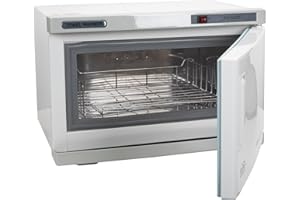 ForPro Warm & Cozy Hot Towel Warmer, Large 16L Capacity Cabinet, Stainless Steel Rack, White