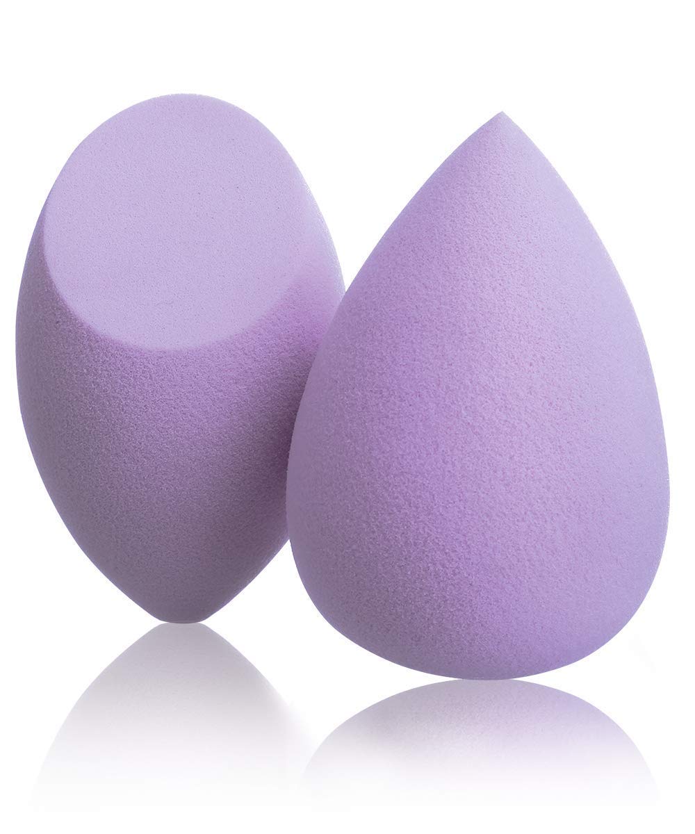 Makeup Sponges, Leuxe Blender Beauty Foundation Blending Sponge Set for Cream Powder Latex Free, 2 Count