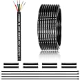 KaLAS 14/5 AWG 5-Conductor Flat Cable - 14ga CU Sheathed GXL - 50ft Roll