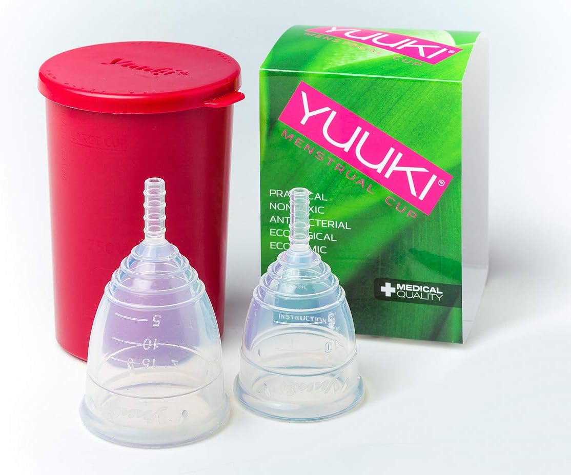 Yuuki Menstrual Cup - Small and Large Classic + Infuser Box + Small Gift