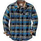 Legendary Whitetails Buck Camp Flannels Cobalt Plaid Large
