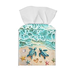 Talayituse Beach Turtle Starfish Heart Print Tissue