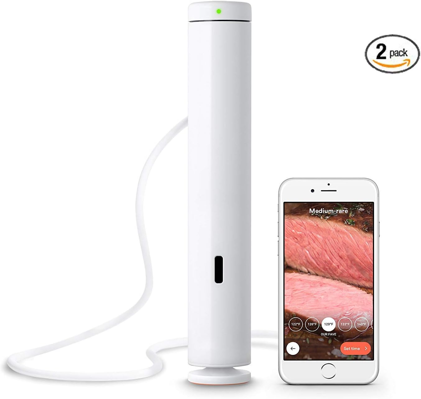 ChefSteps Joule Sous Vide, 1100 Watts, All White(Pack of 2)