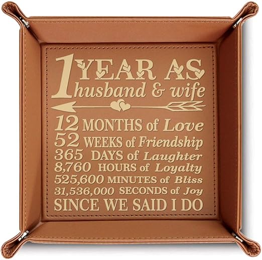 anniversary gifts for wife 1 year