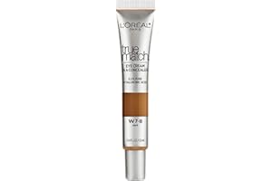 L’Oréal Paris True Match Eye Cream Concealer, Formulated With 0.5% Hyaluronic Acid, w7-8 Dark, 1 Count