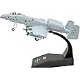 TANG DYNASTY(TM) 1:100 A-10 Thunderbolt II Ground Attack Aircraft Metal Plane Model,US Air Force, Military Airplane Model,Diecast Plane,for Collecting and Gift (Conventional Coating)