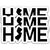 (3PCS) New Jersey Sticker – New Jersey Home Map Waterproof Vinyl US State Decal for Water Bottles, Laptops, Scrapbooking, Travel Gift, Local Pride, 3 x 1 inch