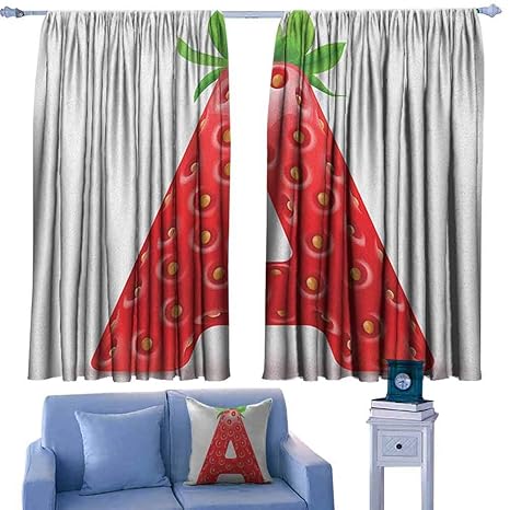 Amazon Com Paradisedecor Letter A Lovely Drapes Letter A In