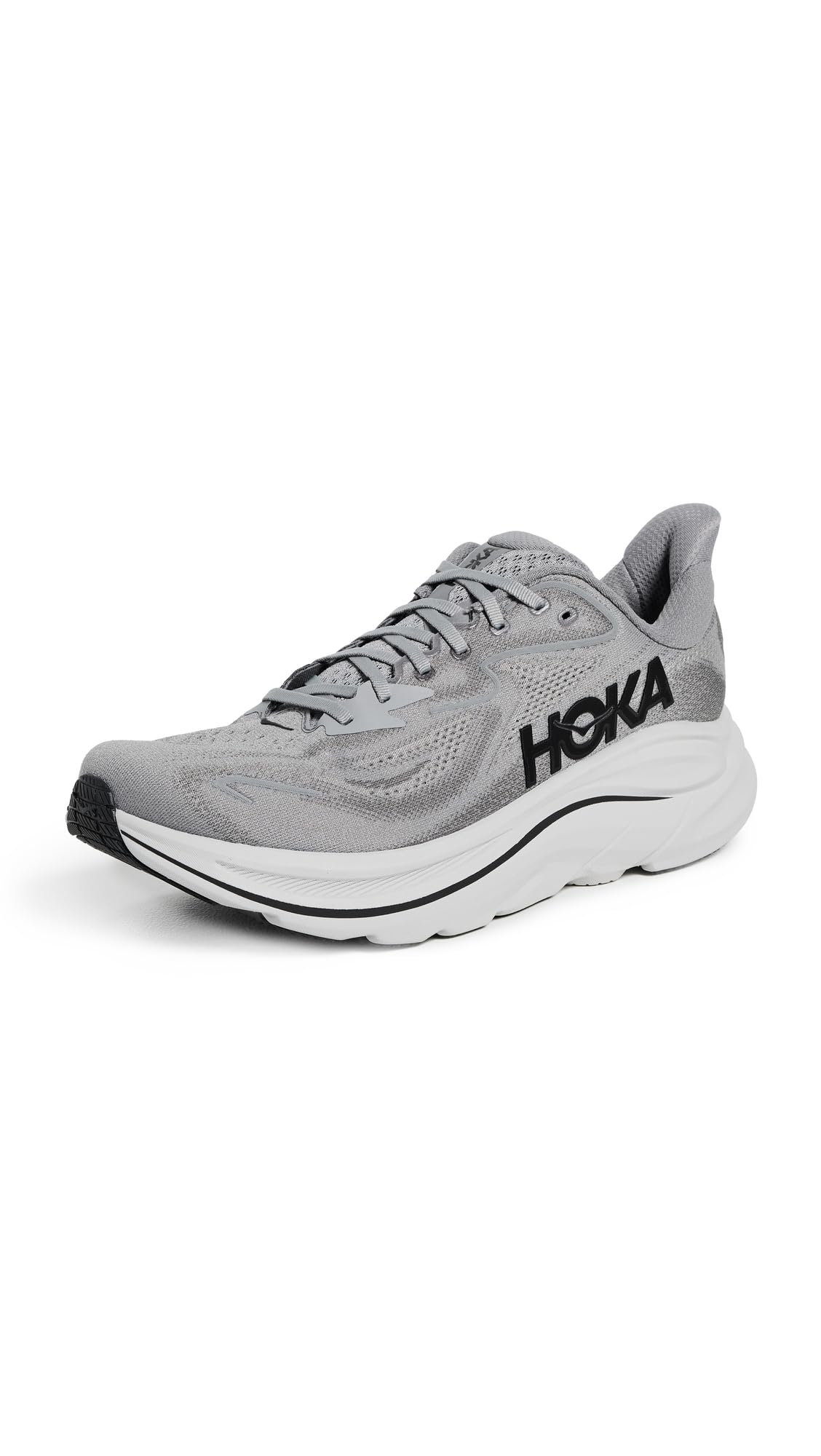 Hoka Men's Clifton 10 Galactic Grey/Asteroid 8.5 Wide Image