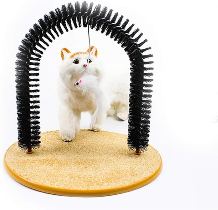 cat scratcher with brush