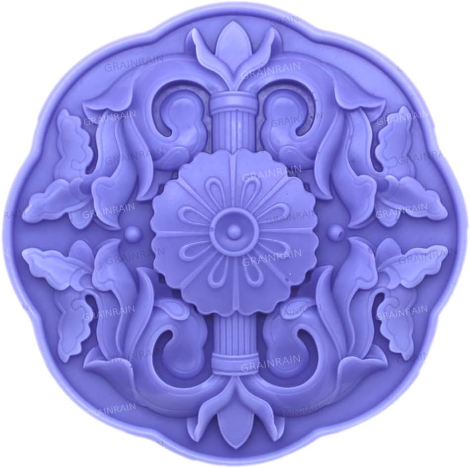Craft Flower Silicone Soap Molds Round Soap Making Molds Candle Resin Mold