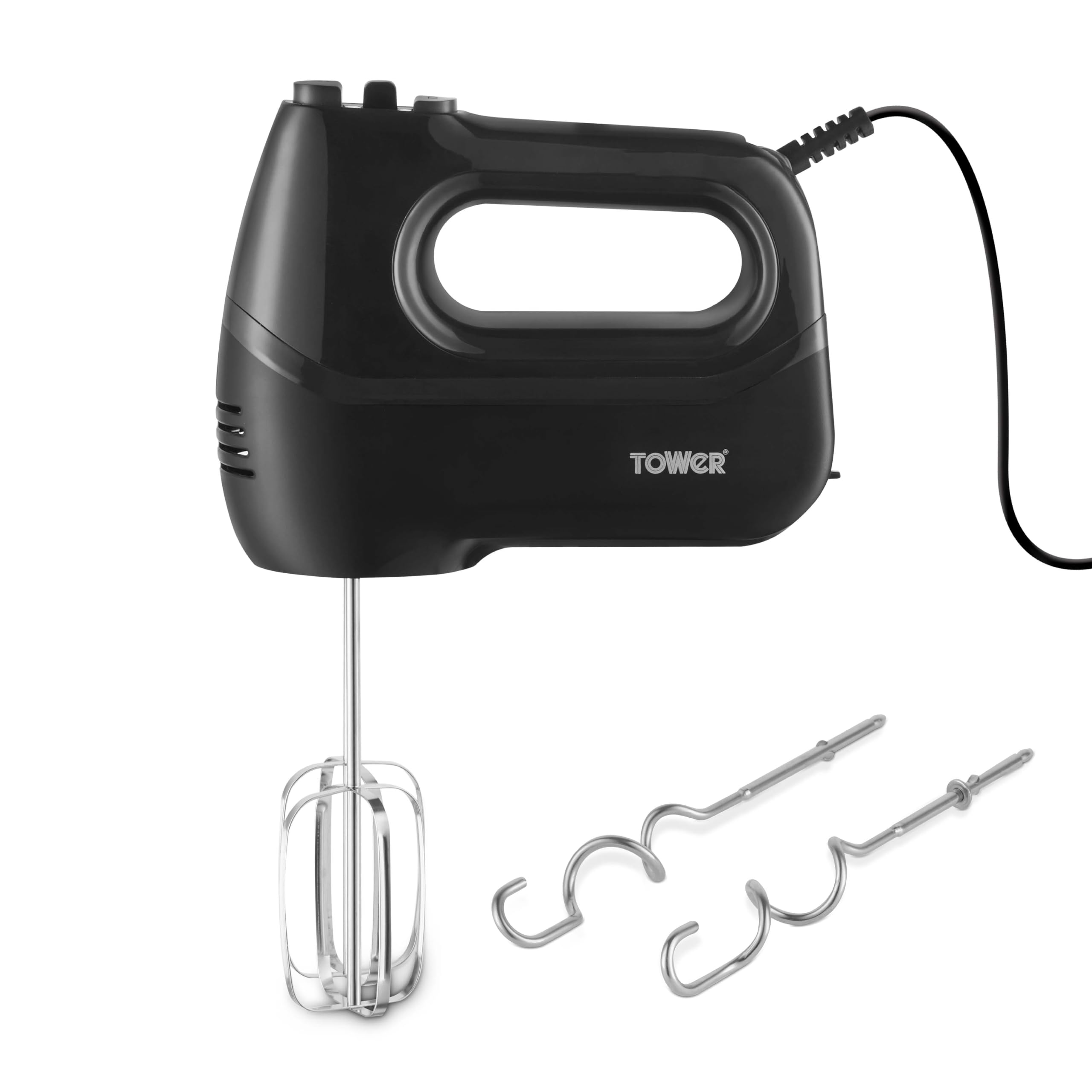 Tower 400W Hand Mixer with 5 Speeds + Tu...