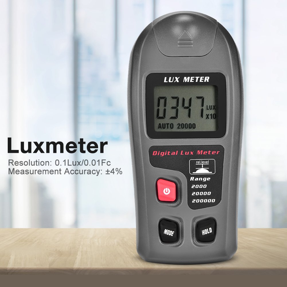 Lux Meter, MT-30 Digital Environmental Testing MT-30 Digital Light Meters with LCD Display Illuminometer - Image 3