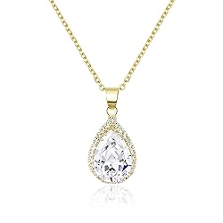 Linawe Crystal Pendant Necklace for Women