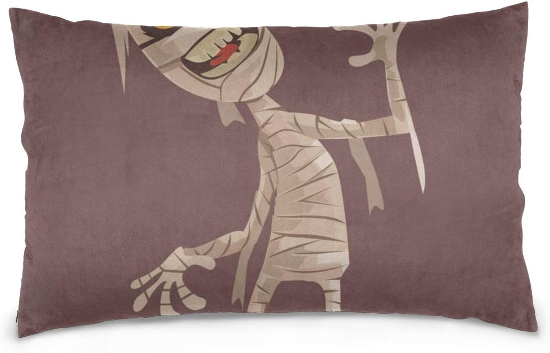 Cotton Pillow Covers Mummy Egypt From Sarcophagus Cartoon Cotton
