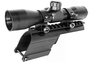GOTICAL Saddle Scope Mount for 12GA 870 with Reflex Sight Red Green Reticles with Weaver Picatinny Rail Mount