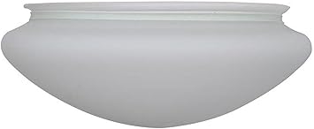 Amazon Com Hampton Bay Hugger 52 In Brushed Nickel Ceiling Fan Replacement Frosted Glass Part Kitchen Dining