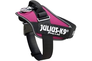 Julius-K9, 16IDC-DPN-1, IDC Powerharness, Dog Harness, Size: 1, Dark Pink