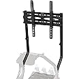 VIVO TV Mount Designed for STAND-RACE1B Racing Simulator Cockpit, Single Monitor Stand for Gaming, Fits 32 to 50 inch Screens, Up to 400x400 VESA, Black, STAND-RACE1TV