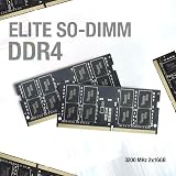 TEAMGROUP Elite 16GB DDR4 Laptop RAM 2x8GB 3200MHz SODIMM CL22 Non-ECC Upgrade view 3