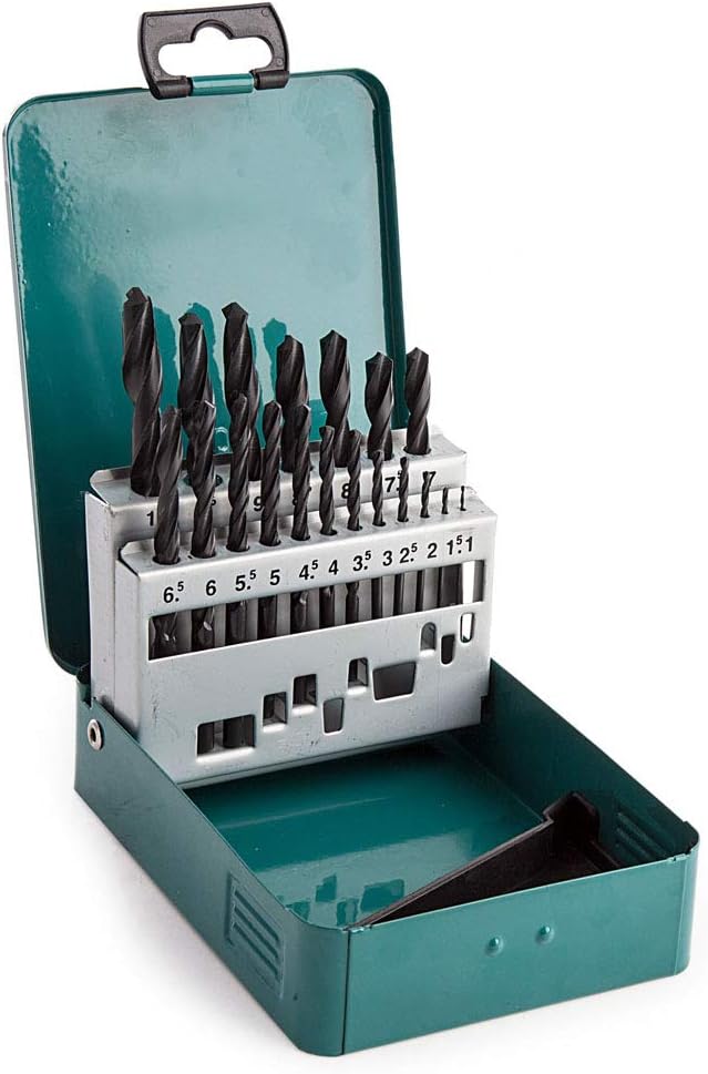 Makita D-54081 HSS Ground Point Set - Multi-Colour (19-Piece)