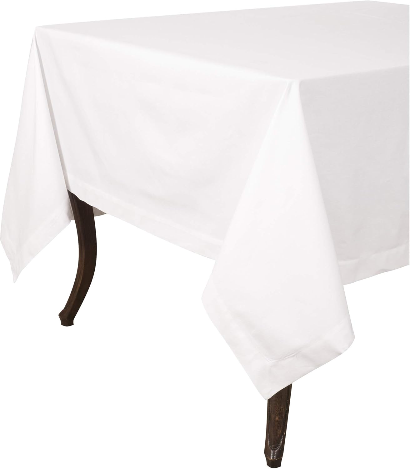 KAF Home Buffet Tablecloth in White, 70" by 126", 100