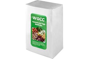 WGCC Vacuum Sealer Bags, 50 pack Quart Size 8" x 12" Vacuum Food Sealer Bags, Food sealer vacuum sealer bags, seal meal bags, Precut vacuum seal bags,Vacuum Seal Freezer Bags Sous Vide Bags, BPA Free