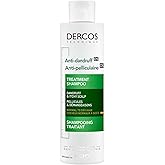 Vichy Dercos ANTI-DANDRUFF Itch Relief Shampoo, 200ML. For Oily, Greasy Or Dry Hair. Itchy Scalp Shampoo For Men & Women With