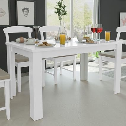 Fesjoy Tavolo Da Pranzo Bianco Simplicity Tavolo Da Cucina