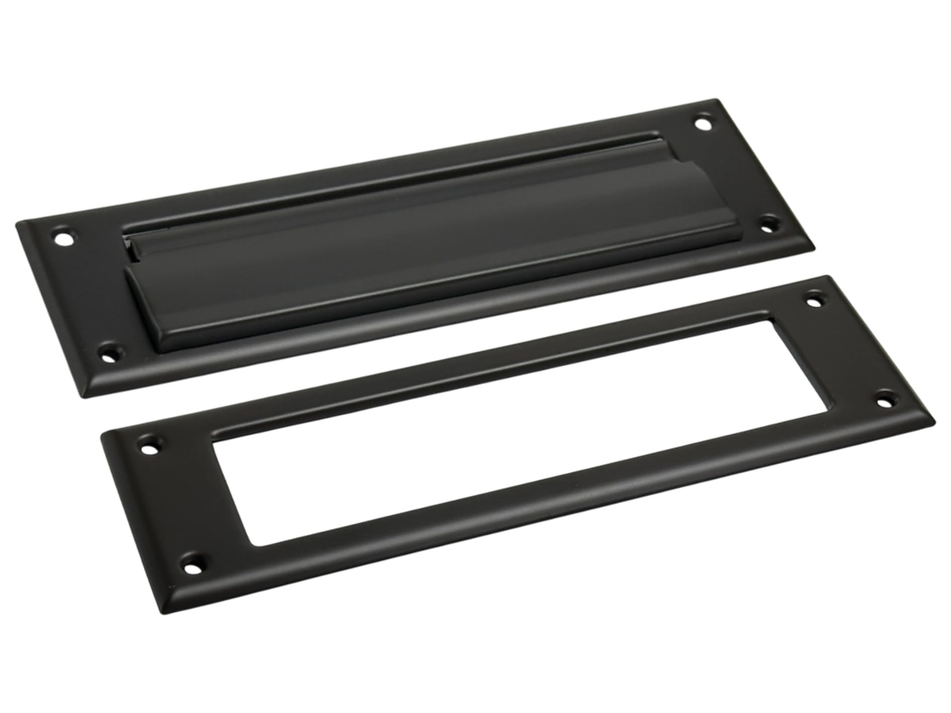 Photo 1 of QCAA Solid Brass Mail Slot, with Solid Brass Interior Frame, 10" x 3", ORB (Oil Rubbed Bronze, US10B), 1 Pack, Made in Taiwan