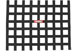 RaceQuip 721005 Black 18" x 24" Height Ribbon Style Race Car Window Net