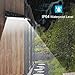 4 Pack 30 LED Solar Lights, Avaspot【Upgraded Version】Solar Powered Security Light, Wireless Waterproof Motion Sensor Solar Light, Outdoor Wall Light for Patio, Deck, Garden, Garage