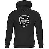 Arsenal FC Mono Badge Kids Fleece Pullover Hoodie Youth