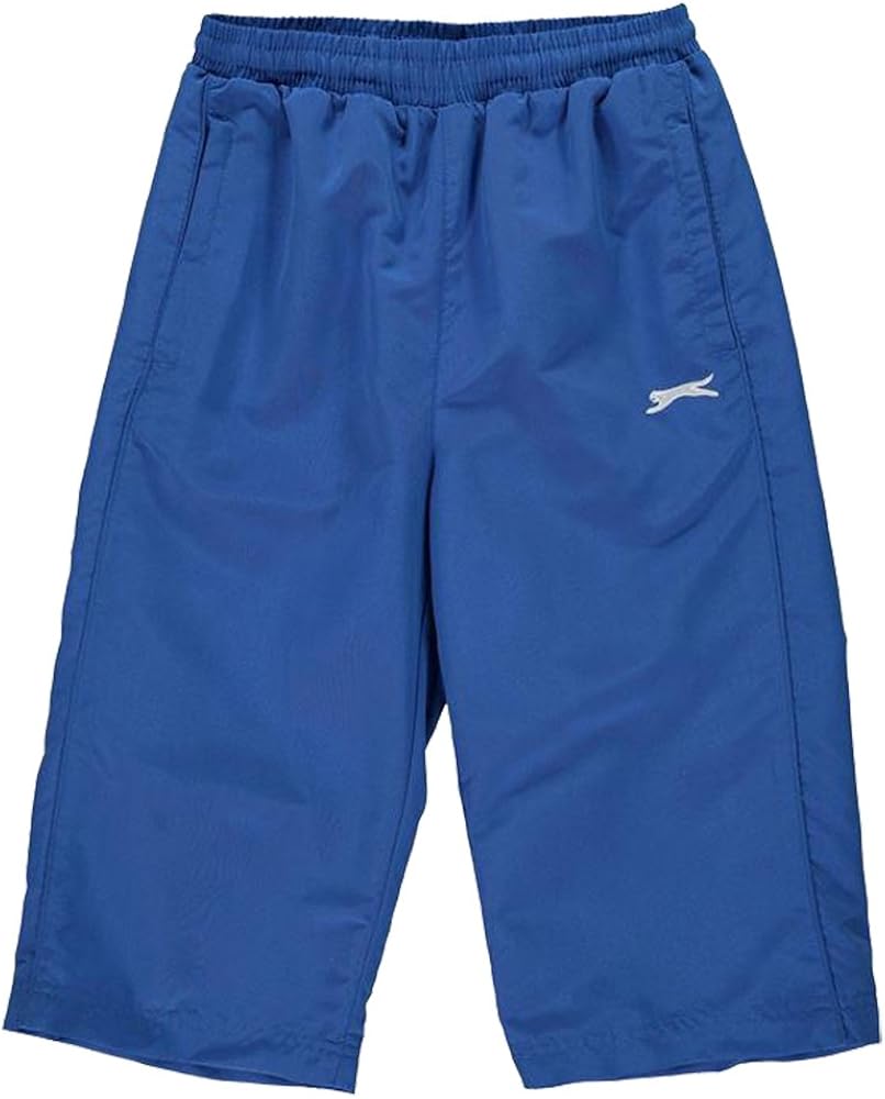 Slazenger Boys Three Quarter Track Pants Mesh Lining: Amazon.co.uk: Clothing