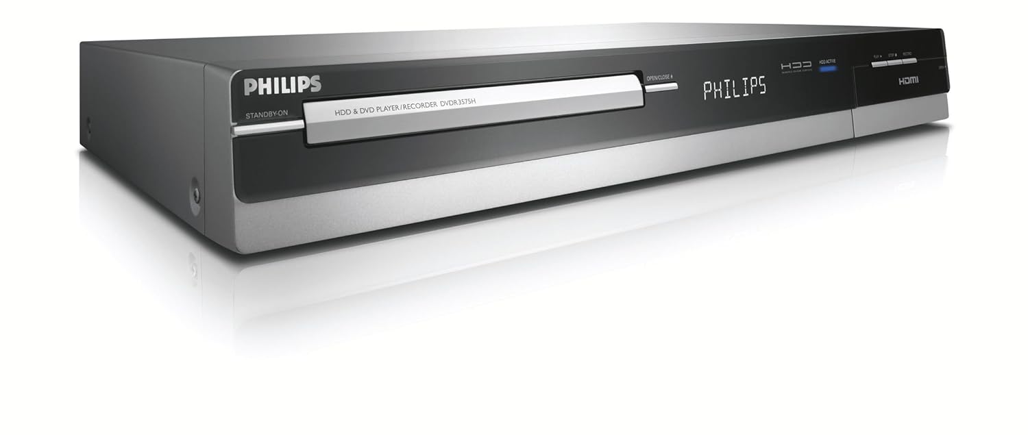 Amazon.com: Philips DVDR3575H/37 1080p Upscaling OTA HDTV Hard disk/DVD  recorder with Built-In Tuner: Electronics