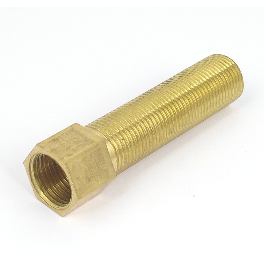 Sourcingmap 1/2BSP Male to 1/2BSP Female Thread Brass Hex Fitting Connector