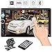 Double Din Car Stereo, Ewalite 7 '' inch Touch Screen In Dash Car Radio Receiver Audio Video Player Supports Bluetooth FM Mp3 MP5/TF/USB/AUX/Subwoofer with Rear View Camera + Remote Control