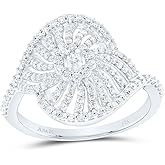 Jewels By Lux 14K Yellow Or White Gold 5/8Cttw Natural Diamond Ana M Fashion Ring