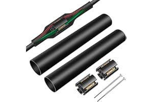 Linkstyle 2 Sets Underground Wire Splice Kit for 14/3 to 8/3 Range UF Direct Burial Cable, Rated 600V Max Waterproof Undergro